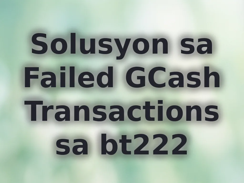 GCash payment fixes