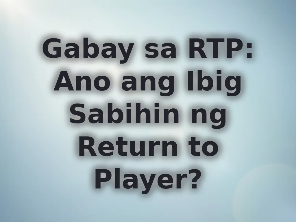 Gabay sa RTP